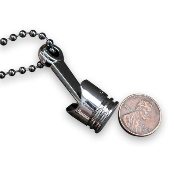 Piston and Rod Necklace