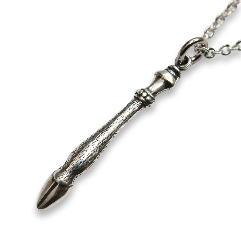 Petite Deer Hoof Pendant Necklace