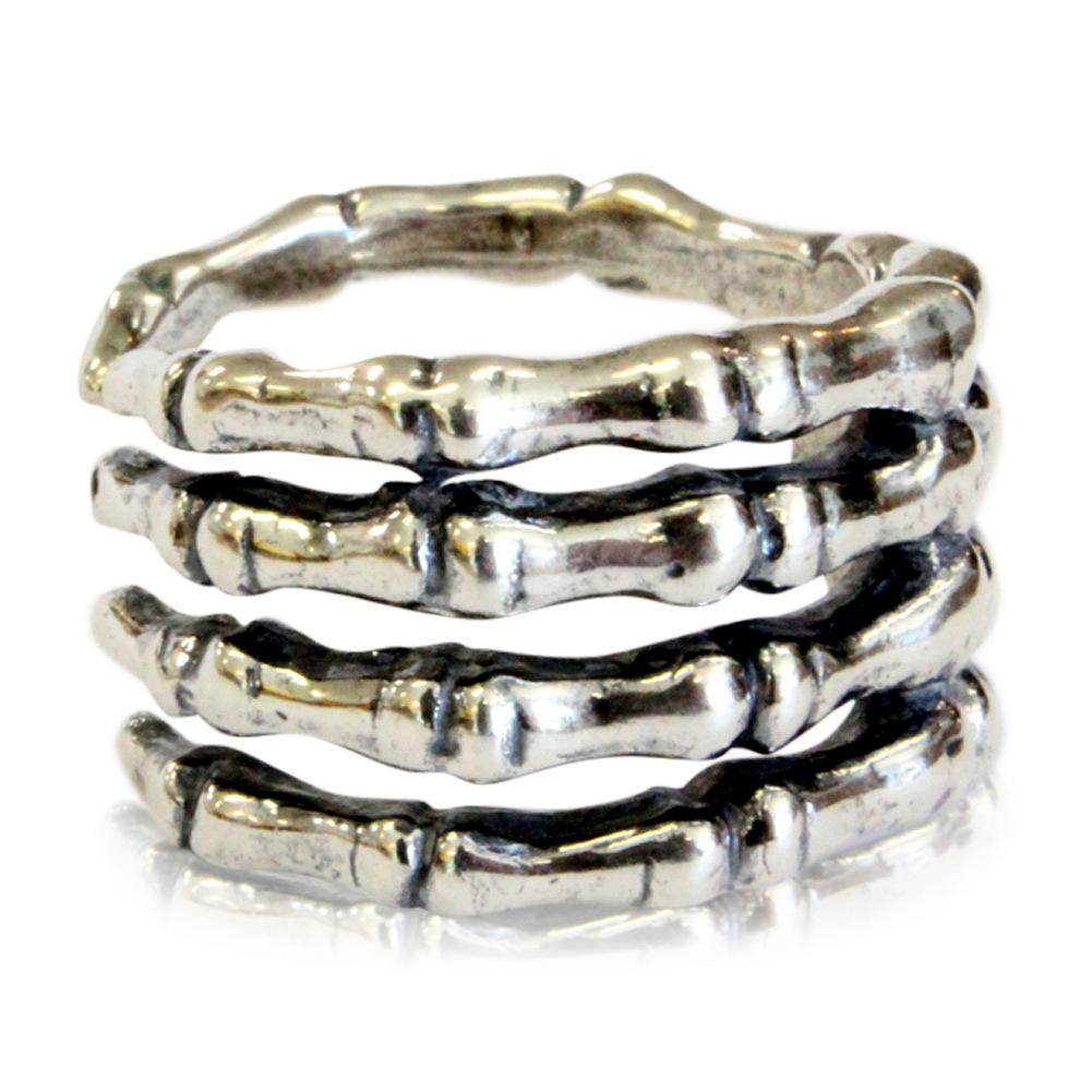 Solid White Bronze Skeleton Hand