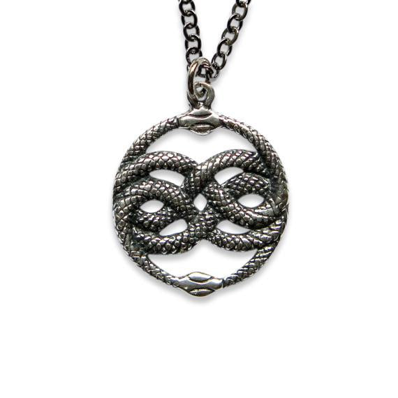 Auryn Pendant Necklace in Solid Sterling Silver