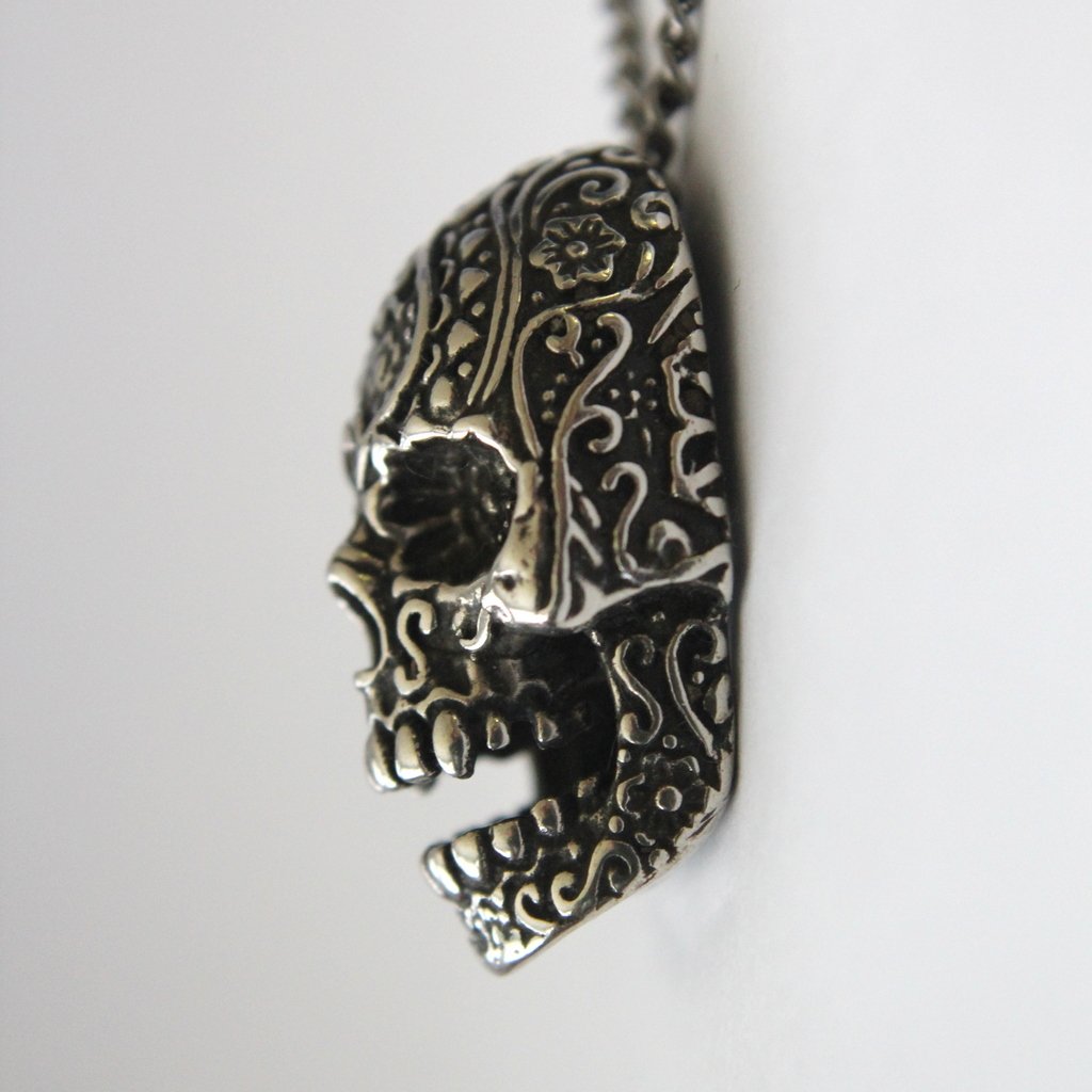 Sugar Skull Pendant Necklace