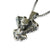 Silver Motorcycle Engine Pendant Harley Davidson V Twin Shovelhead Motorcycle Engine Necklace
