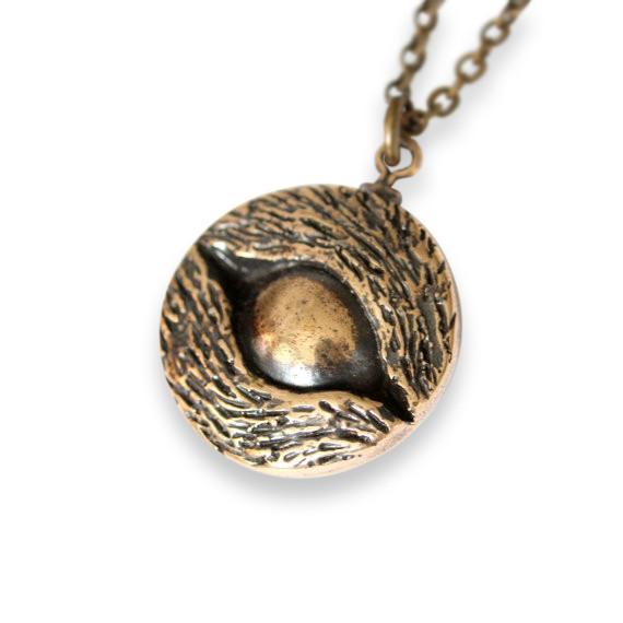 Wolf Eye Pendant Necklace