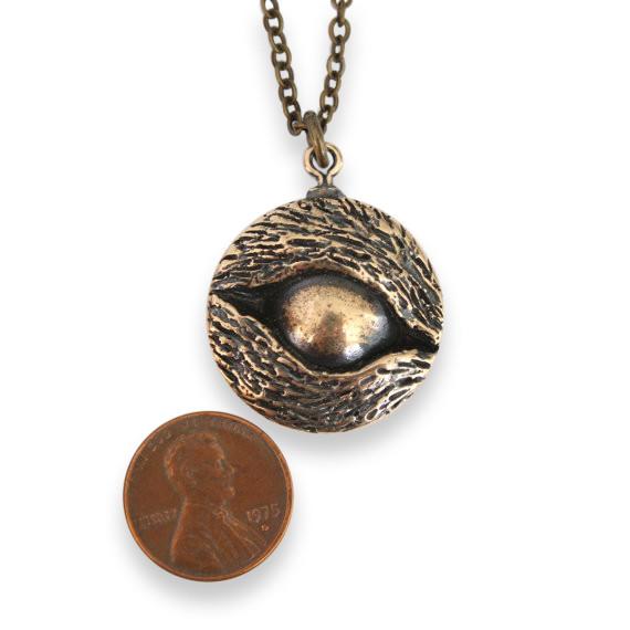 Wolf Eye Pendant Necklace