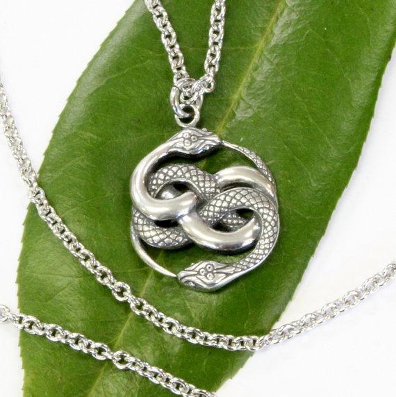 AURYN Necklace Sterling Silver AURYN Pendant Necklace Neverending Story AURYN Jewelry