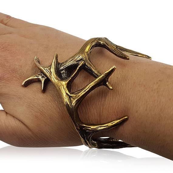 Stag Antler Cuff Bracelet