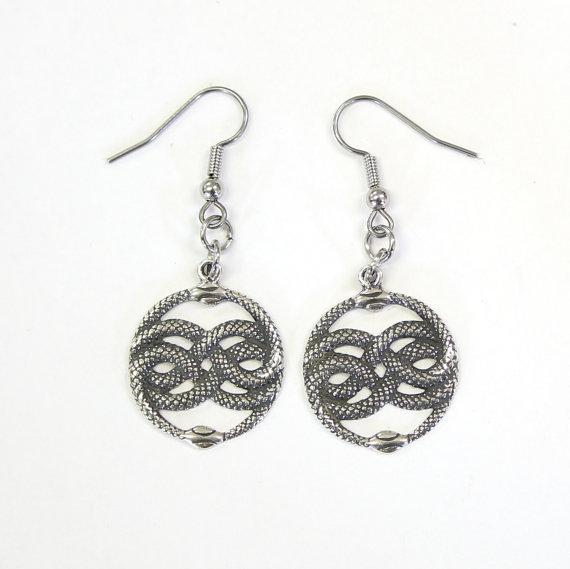 AURYN Earrings in Solid Sterling Silver AURYN Neverending Story AURYN Jewelry