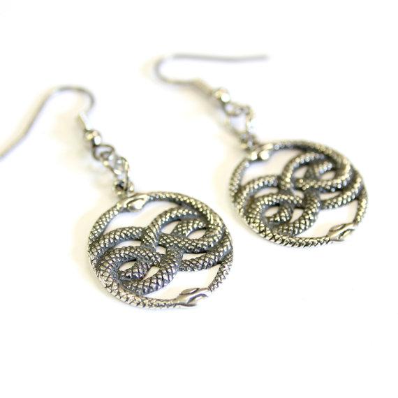 AURYN Earrings in Solid Sterling Silver AURYN Neverending Story AURYN Jewelry