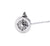 Sterling Silver Compass Rose Cremation Urn - Custom Engraving Available