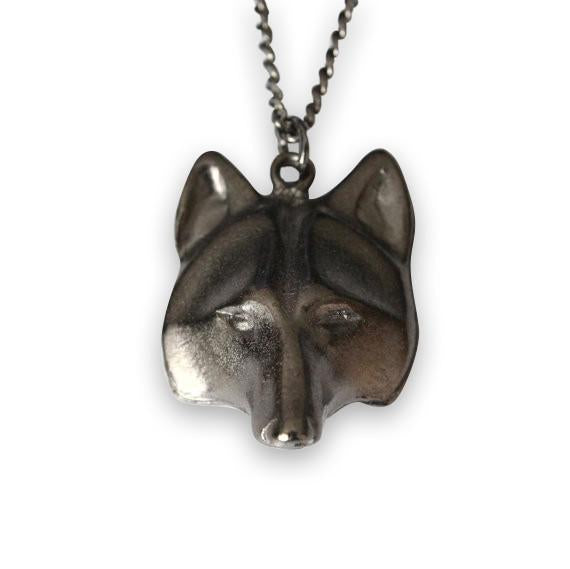 Wolf Face Necklace