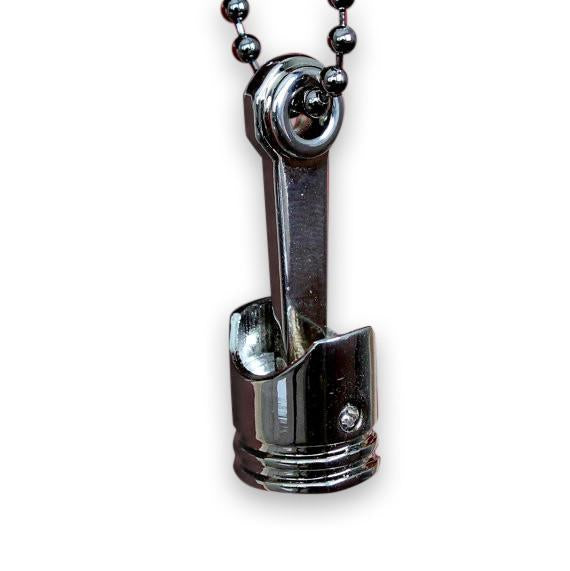 Piston and Rod Necklace