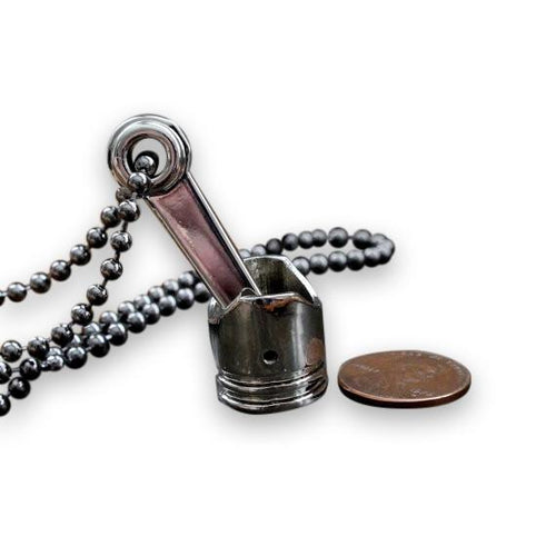 Piston and Rod Necklace
