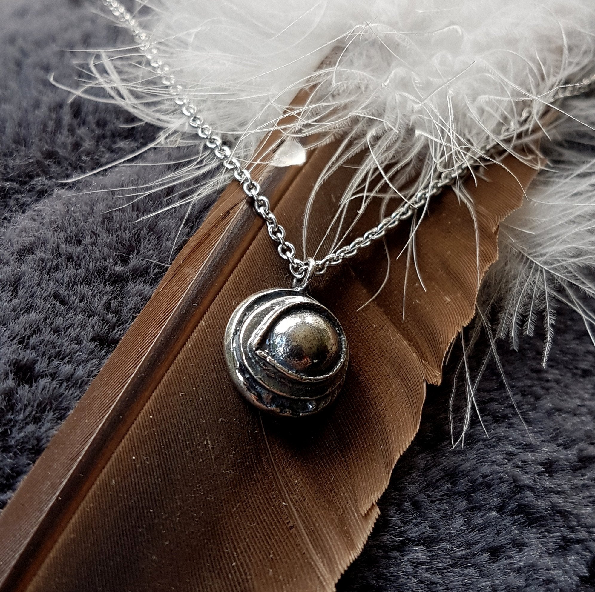 Eye of the Raven Protection Amulet Necklace