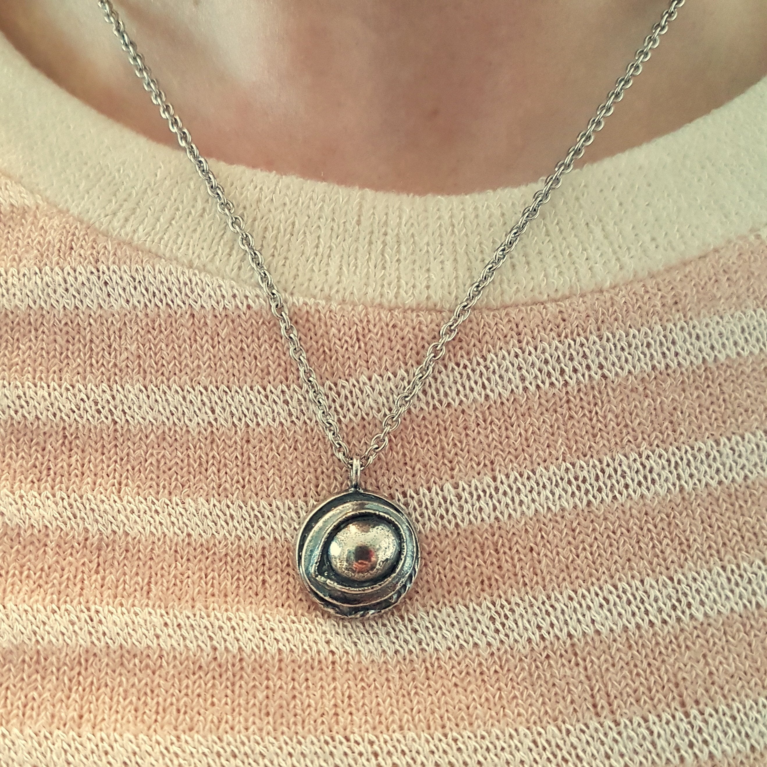 Eye of the Raven Protection Amulet Necklace
