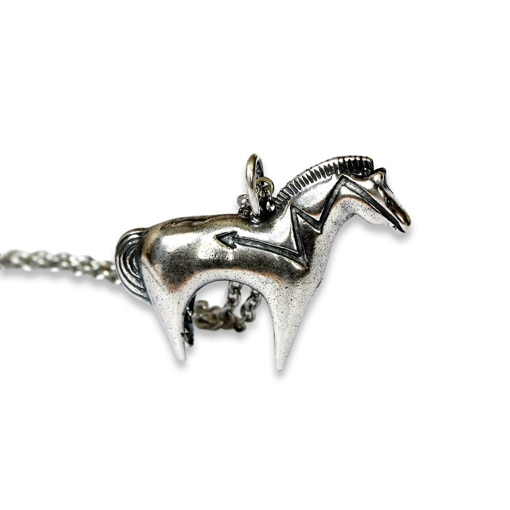 Indian Pony Pendant Necklace