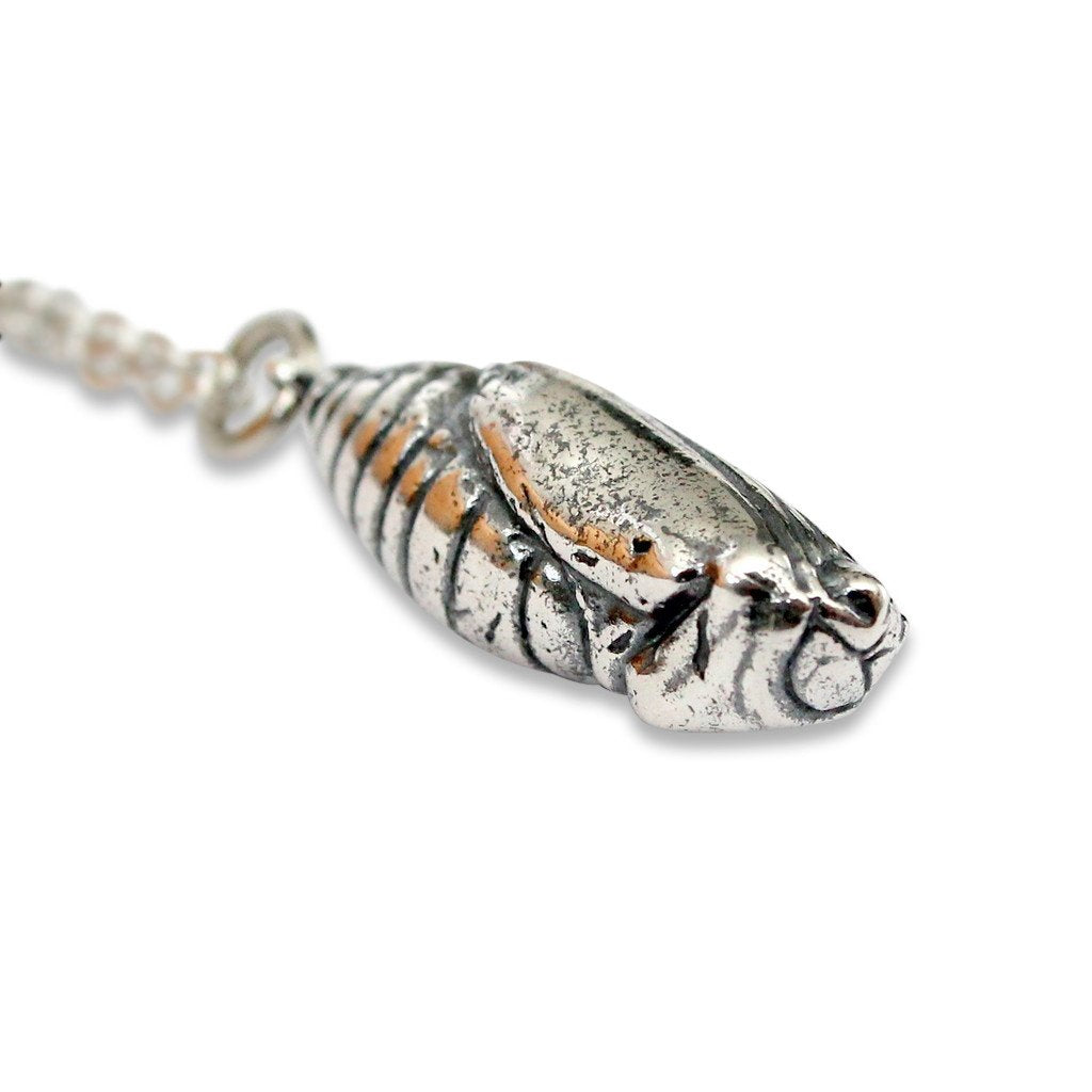 Butterfly Cocoon Pendant Necklace