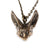 Fennec Fox Head Pendant Necklace