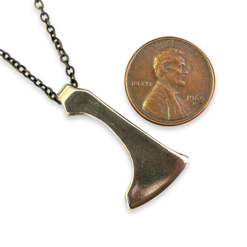 Viking Axe Pendant Necklace