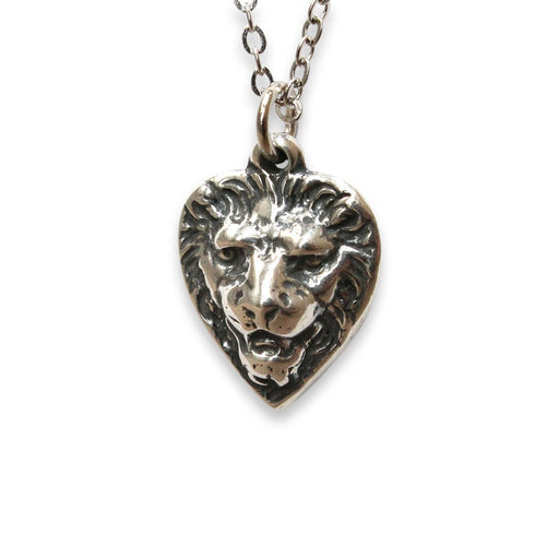 Lion Heart Pendant Necklace
