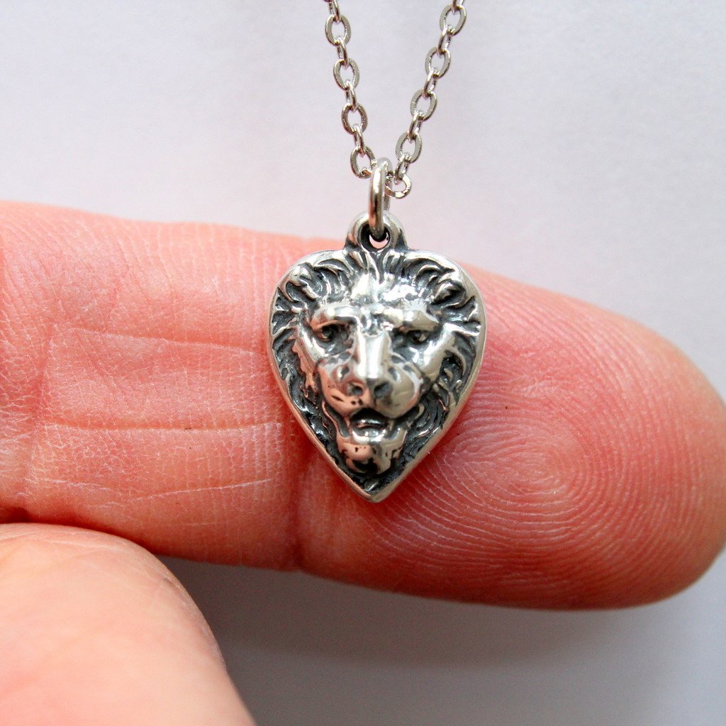 Lion Heart Pendant Necklace