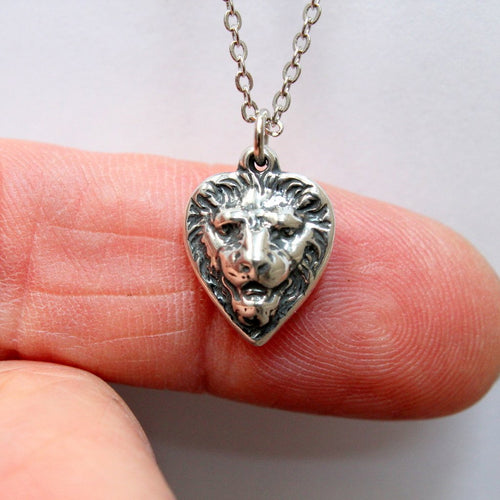 Lion Heart Pendant Necklace