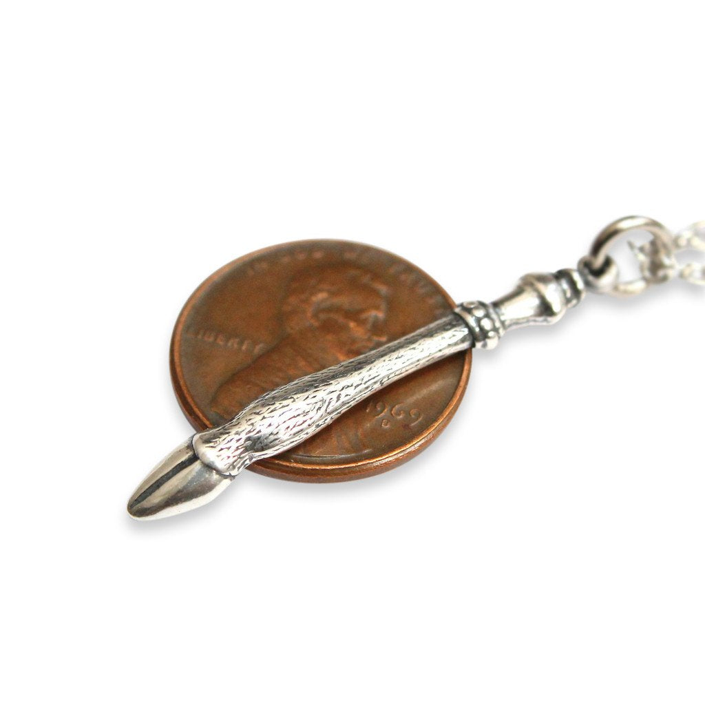Petite Deer Hoof Pendant Necklace