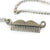 Moustache Comb Necklace