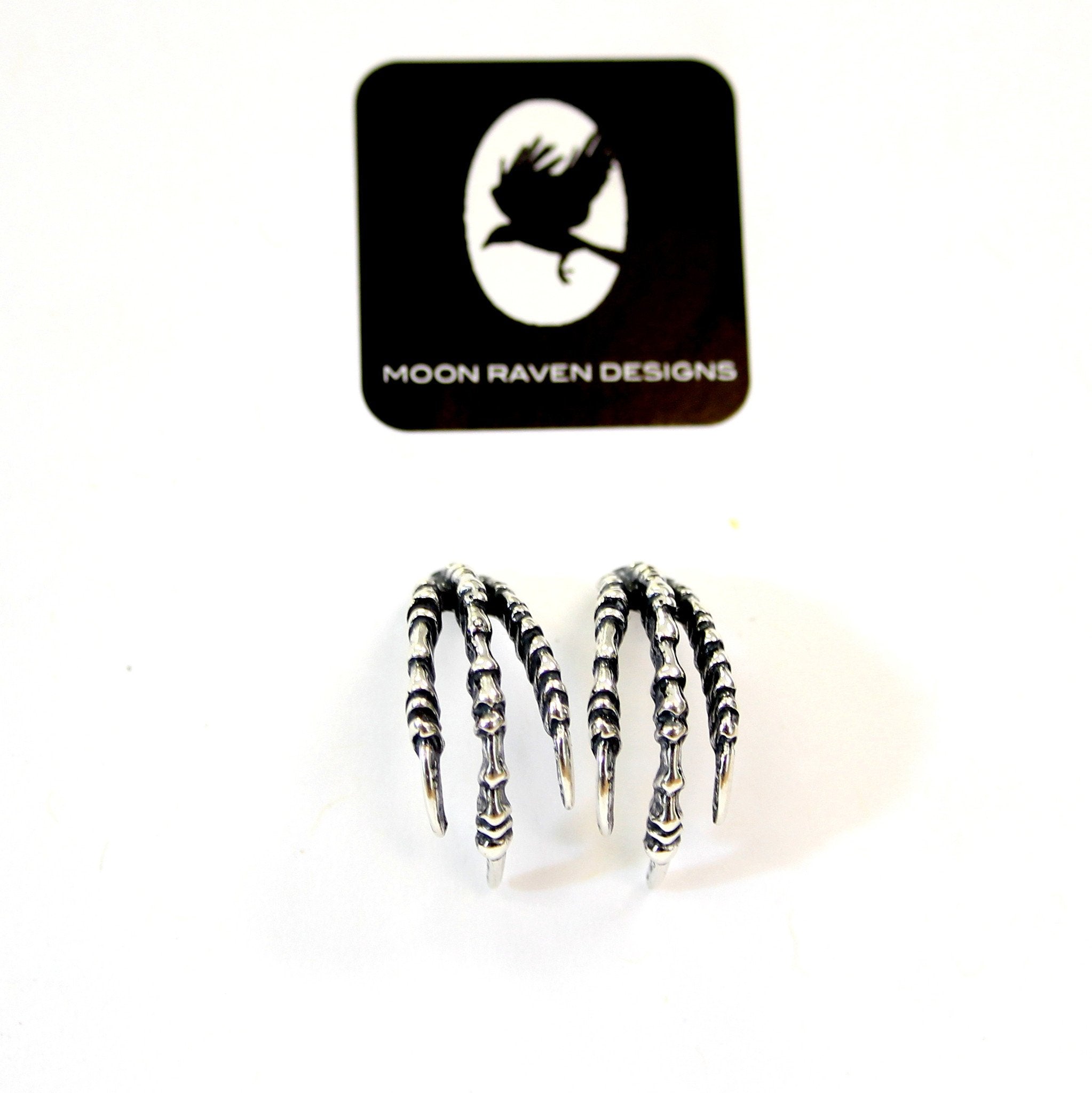 Raven Claw Stud Earrings