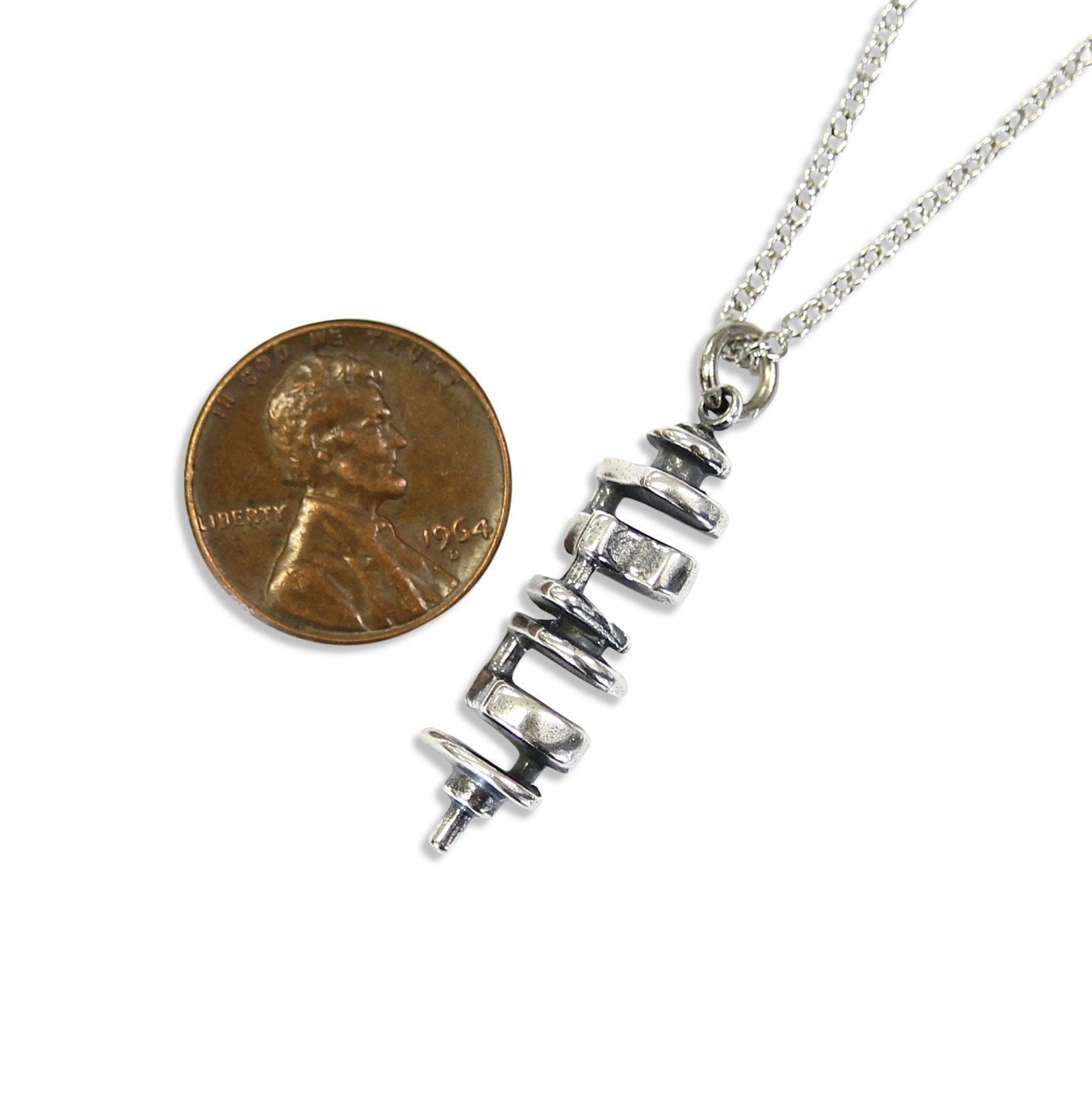 Crankshaft Necklace Crank Shaft Pendant