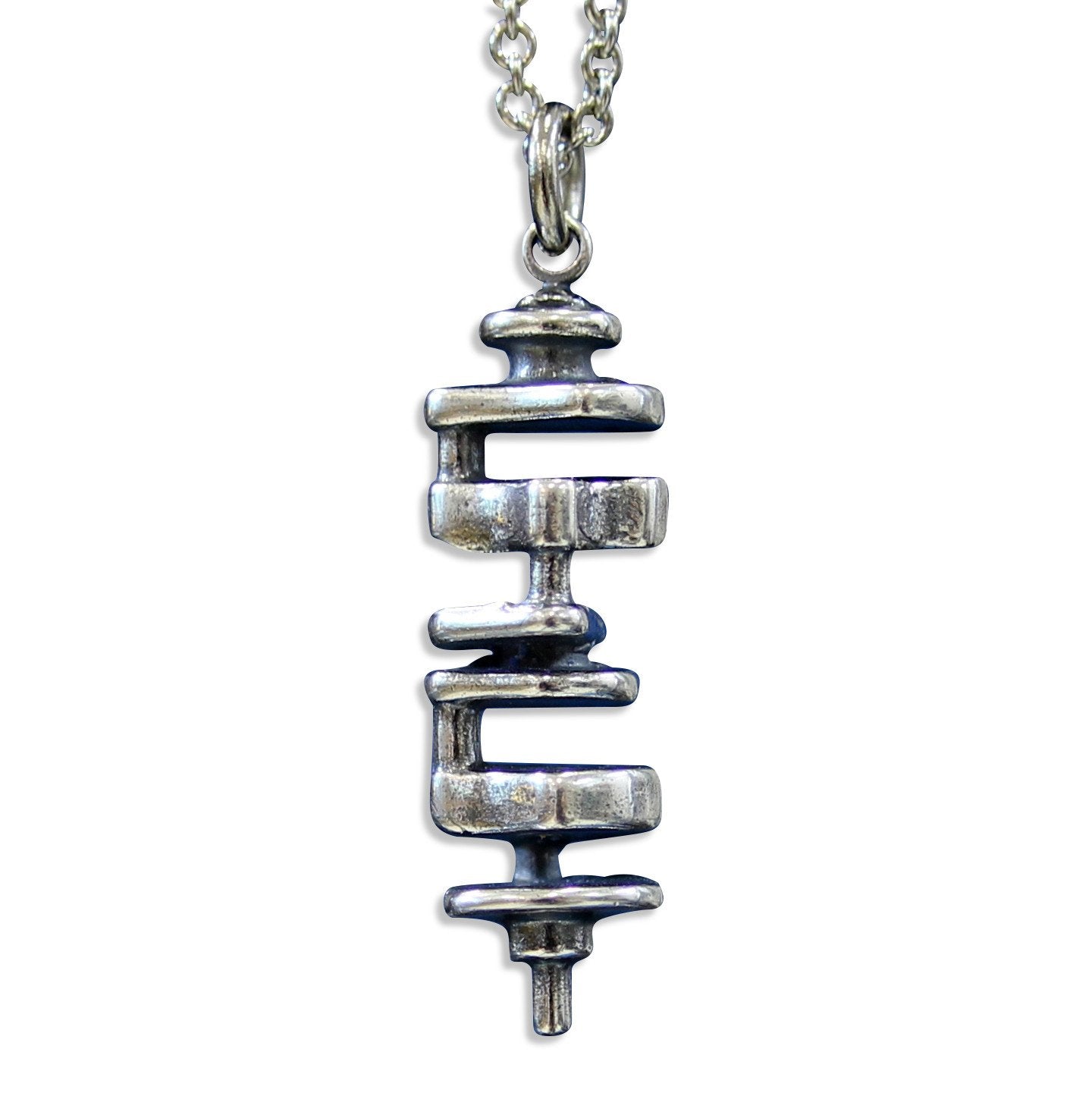 Crankshaft Necklace Crank Shaft Pendant