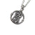 Tiny Sterling Silver Auryn Charm Pendant Necklace