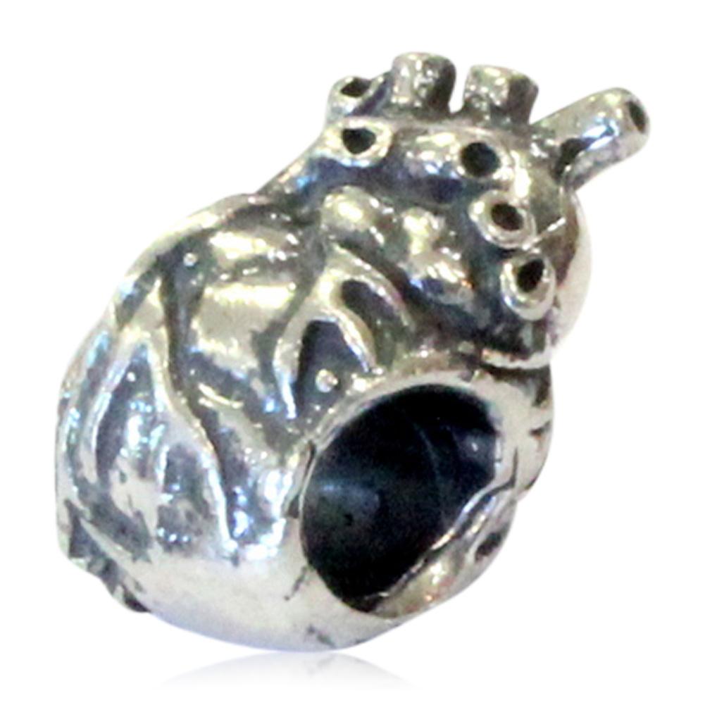 Anatomical Heart - 925 Sterling Silver European Style Charm Bead - Fits most Major Brands