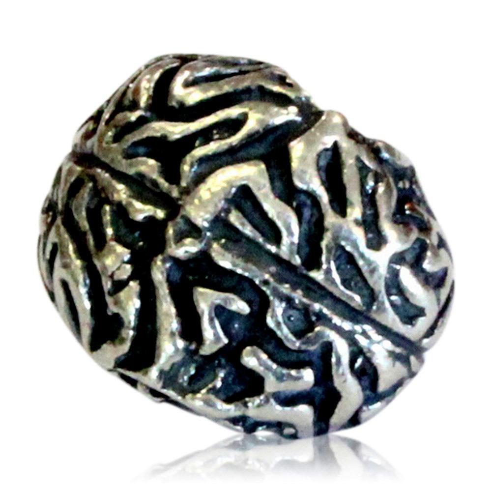 Anatomical Brain - 925 Sterling Silver European Style Charm Bead - Fits most Major Brands