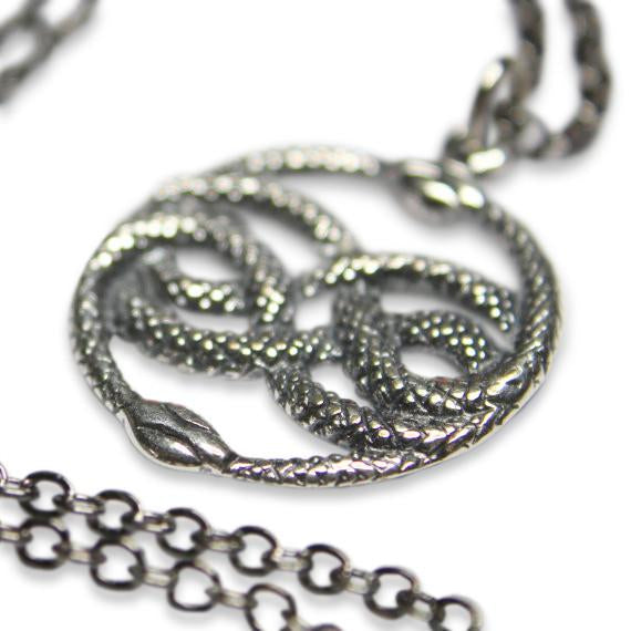 Auryn Pendant Necklace in Solid Sterling Silver