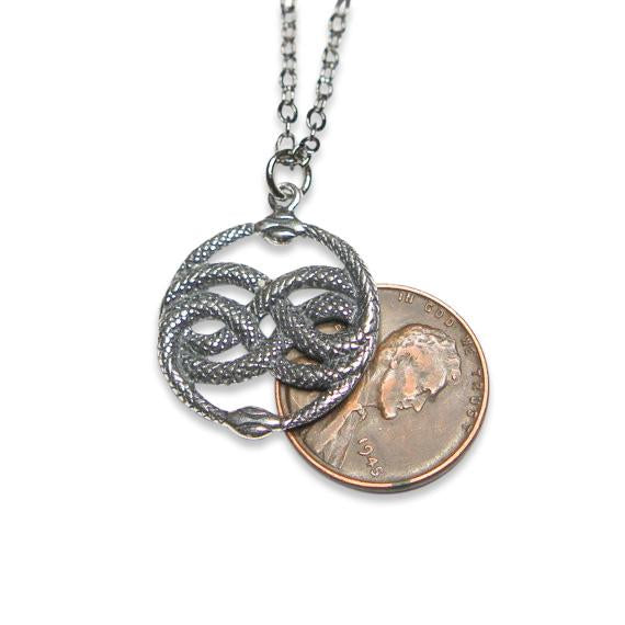Auryn Pendant Necklace in Solid Sterling Silver