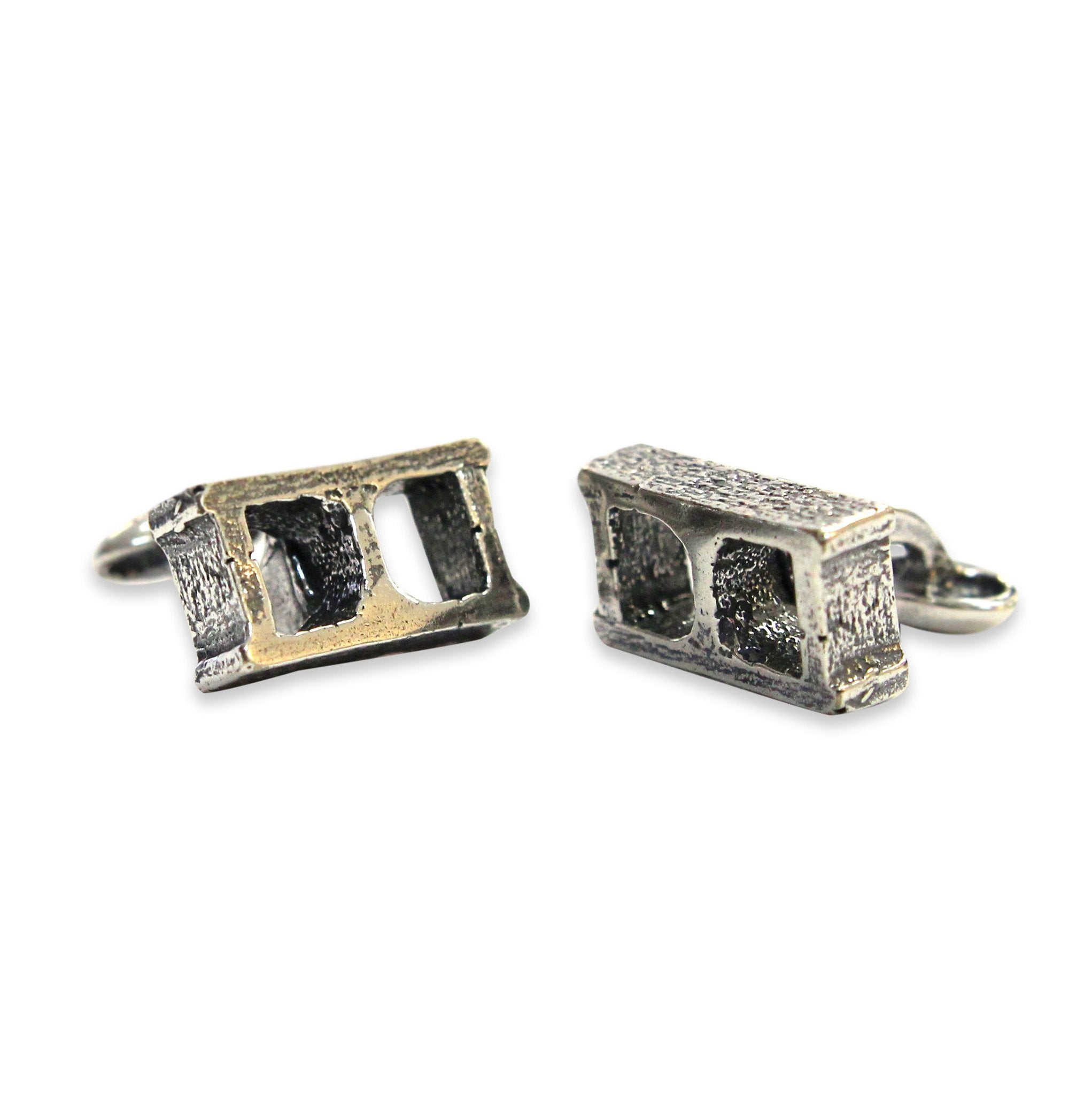 Cinder Block Cufflinks
