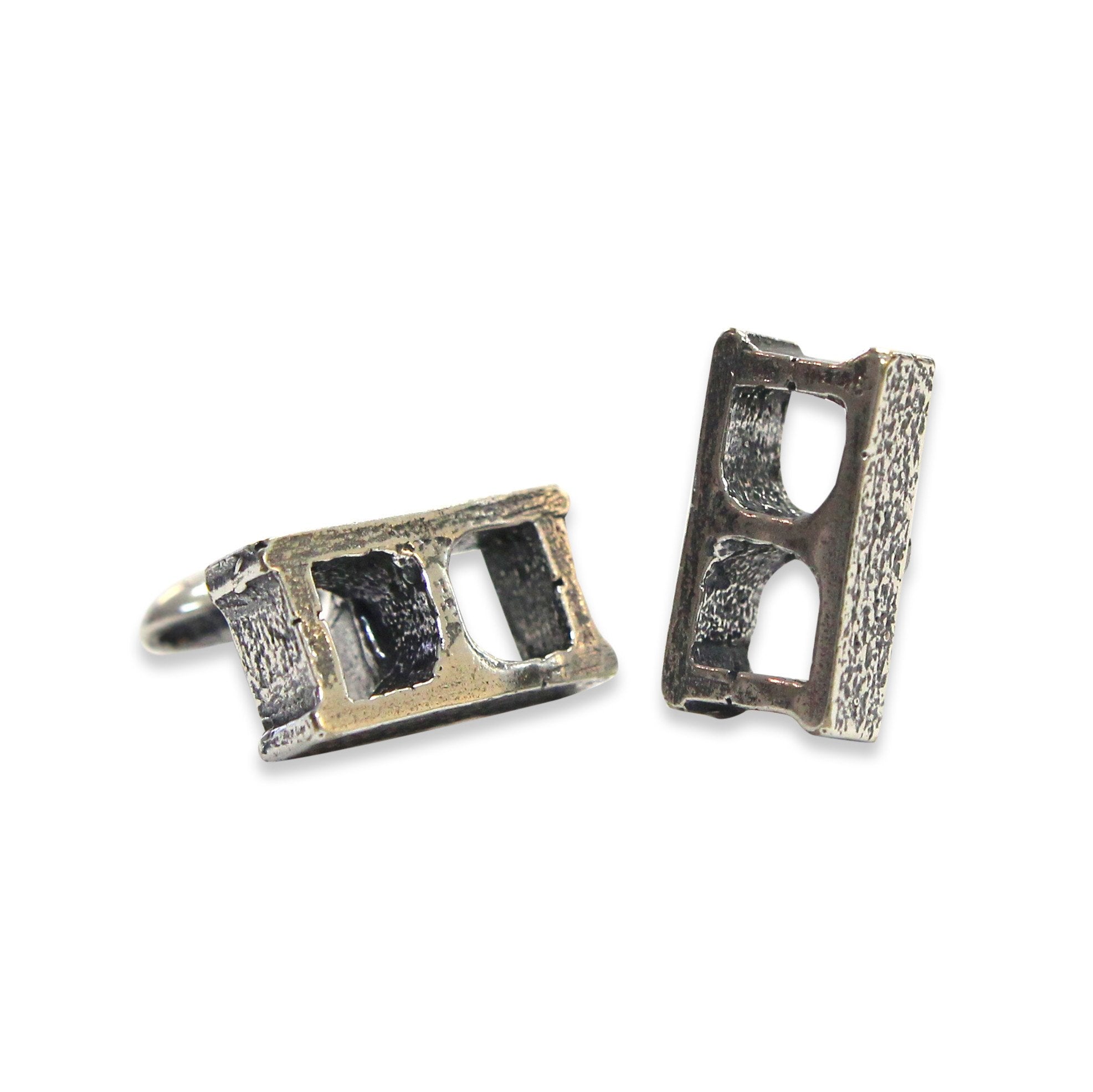 Cinder Block Cufflinks