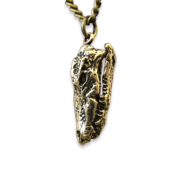 Crocodile Skull Necklace