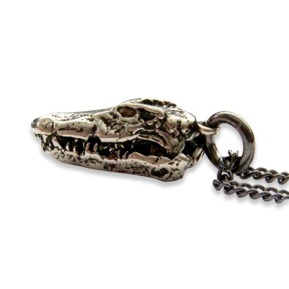 Crocodile Skull Necklace