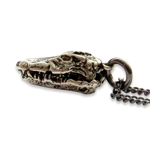 Crocodile Skull Necklace