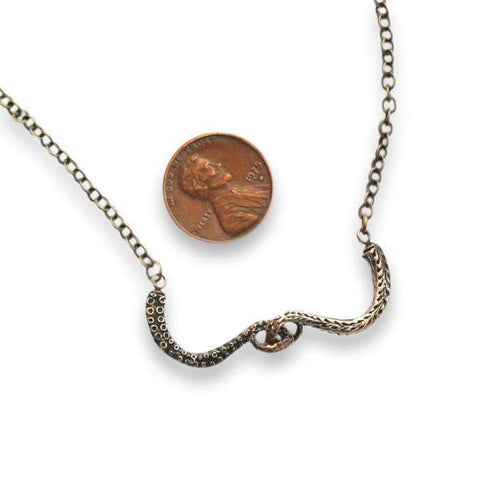 Double Octopus Tentacle Necklace