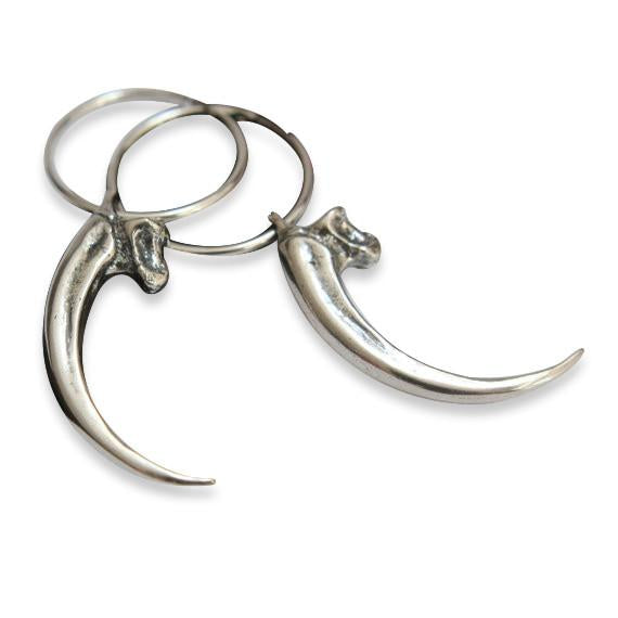 Eagle Talon Hoop Earrings