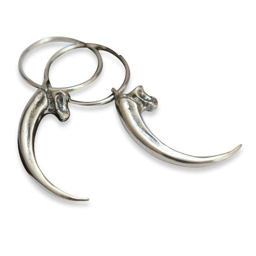 Eagle Talon Hoop Earrings