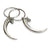 Eagle Talon Hoop Earrings