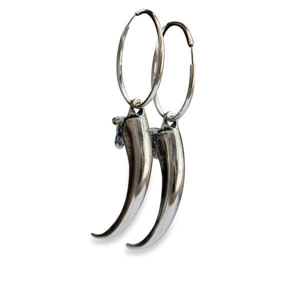 Eagle Talon Hoop Earrings