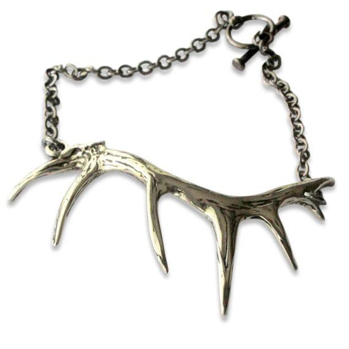 Antler Bracelet in Solid White Bronze