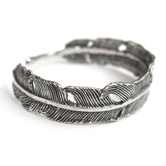 Feather Cuff Bracelet