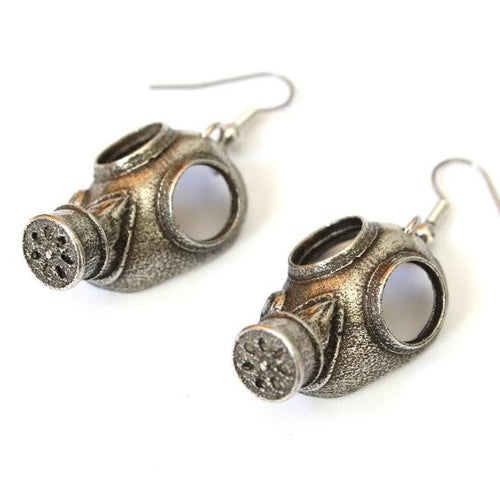 Gas Mask Earrings