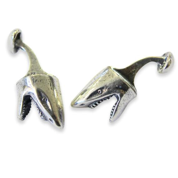 Great White Shark Head Cufflinks