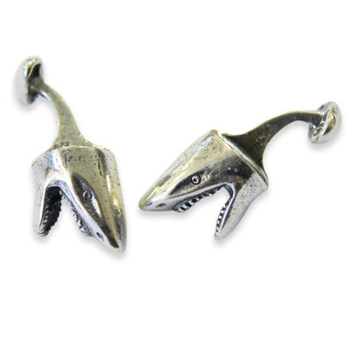 Great White Shark Head Cufflinks